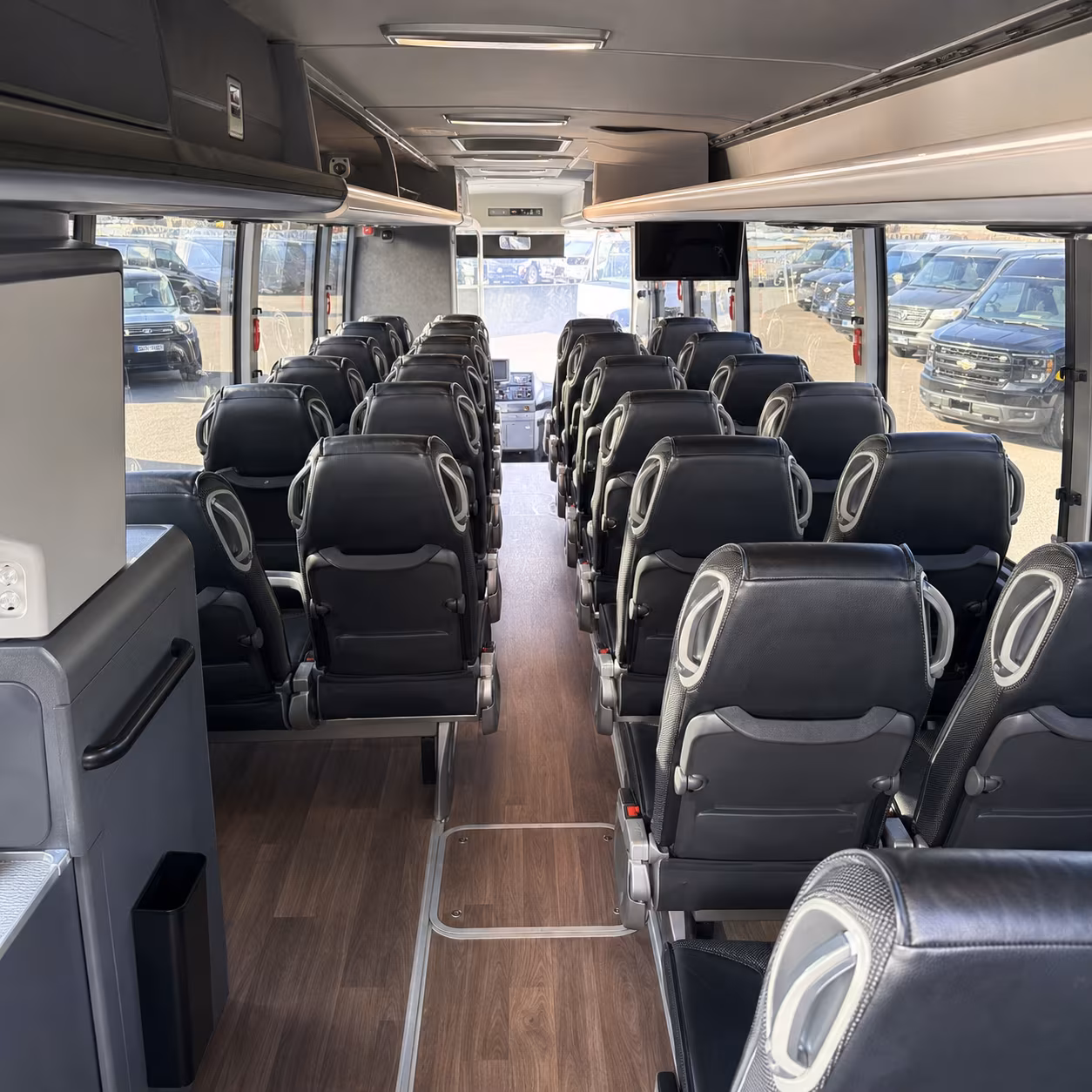 charter buses for corporate events at ford field and huntington place
