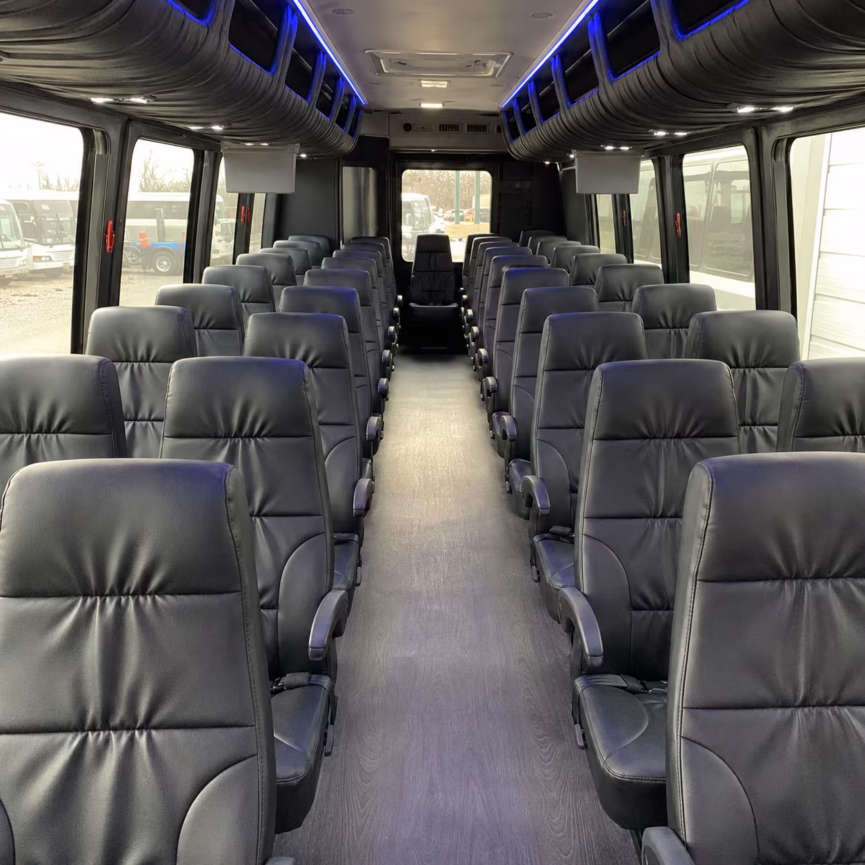 charter buses for large dearborn wedding receptions and banquet halls