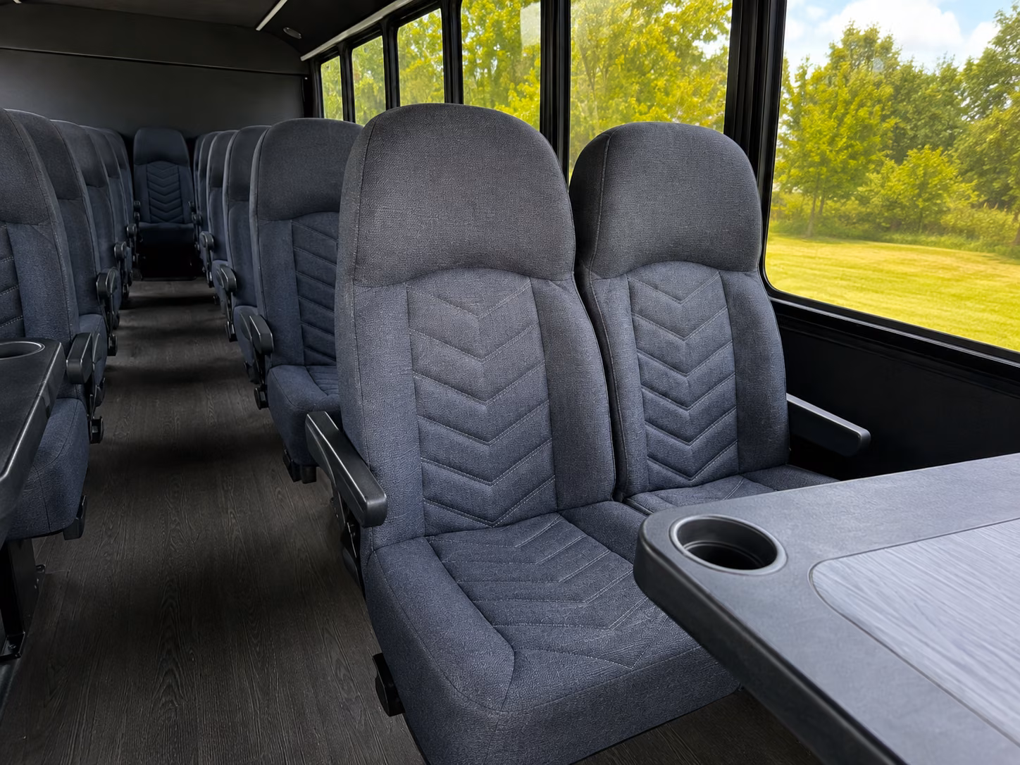 dearborn 15 passenger minibus inside