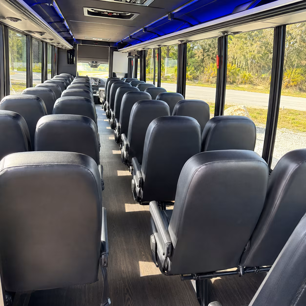 dearborn 25 passenger minibus inside