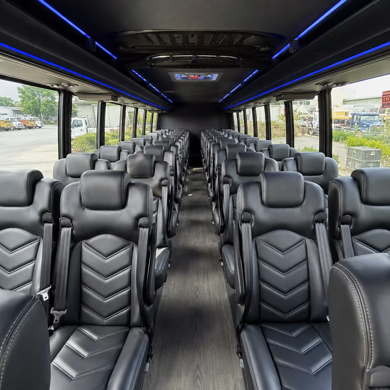 dearborn 28 passenger minibus inside