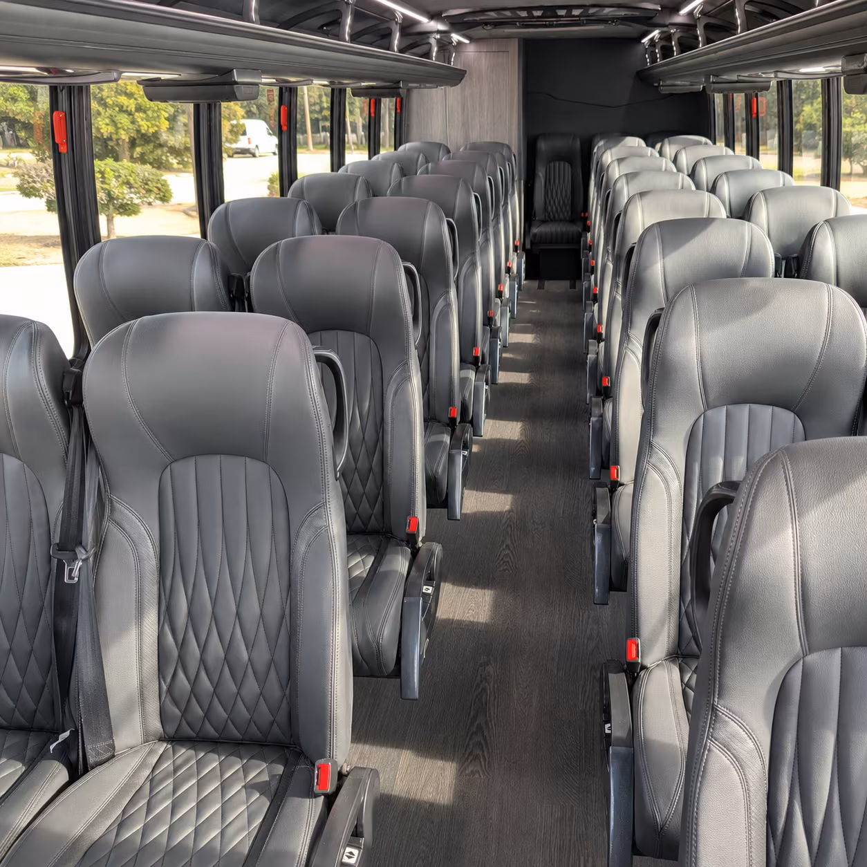 dearborn 28 passenger minibus interior