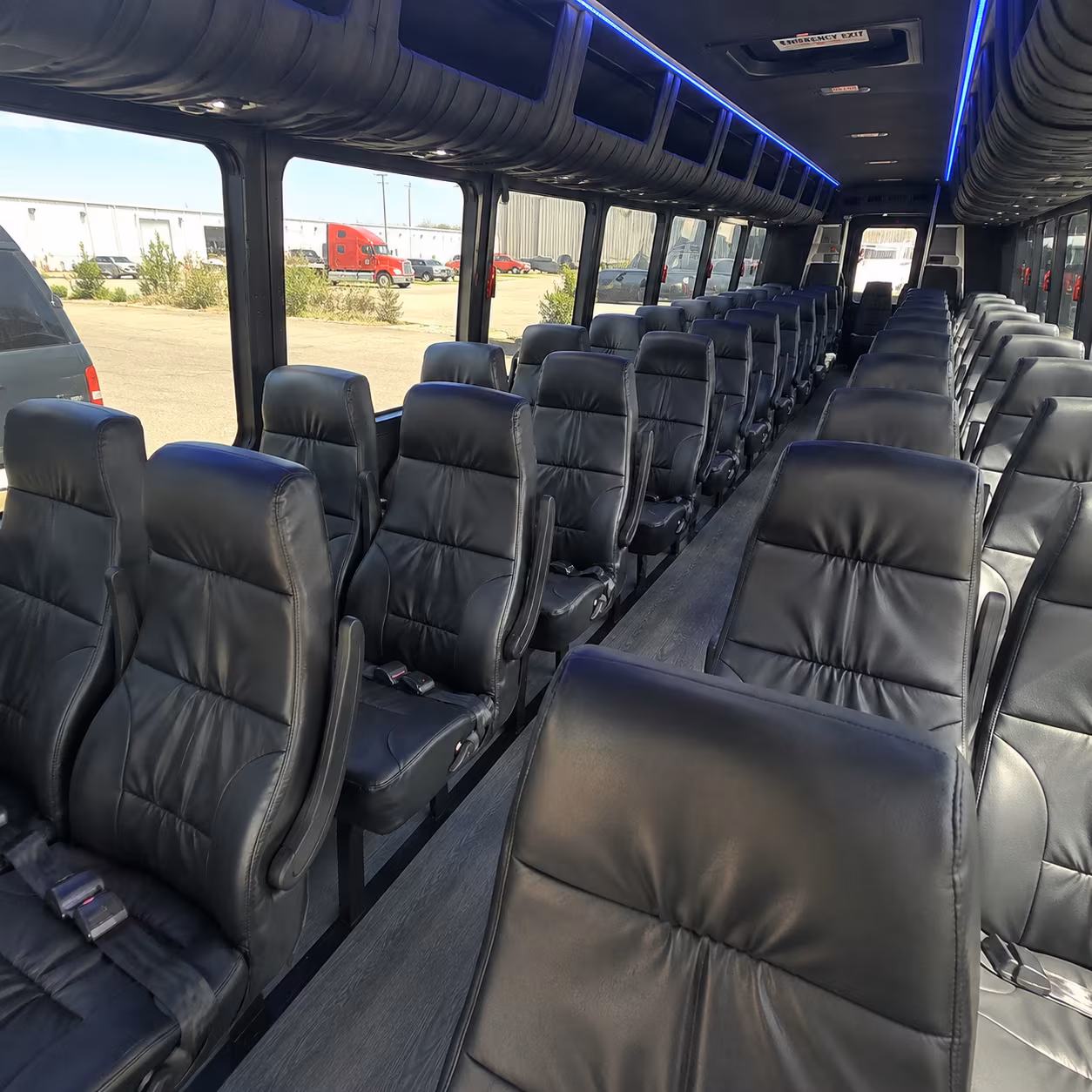 dearborn 35 passenger minibus inside