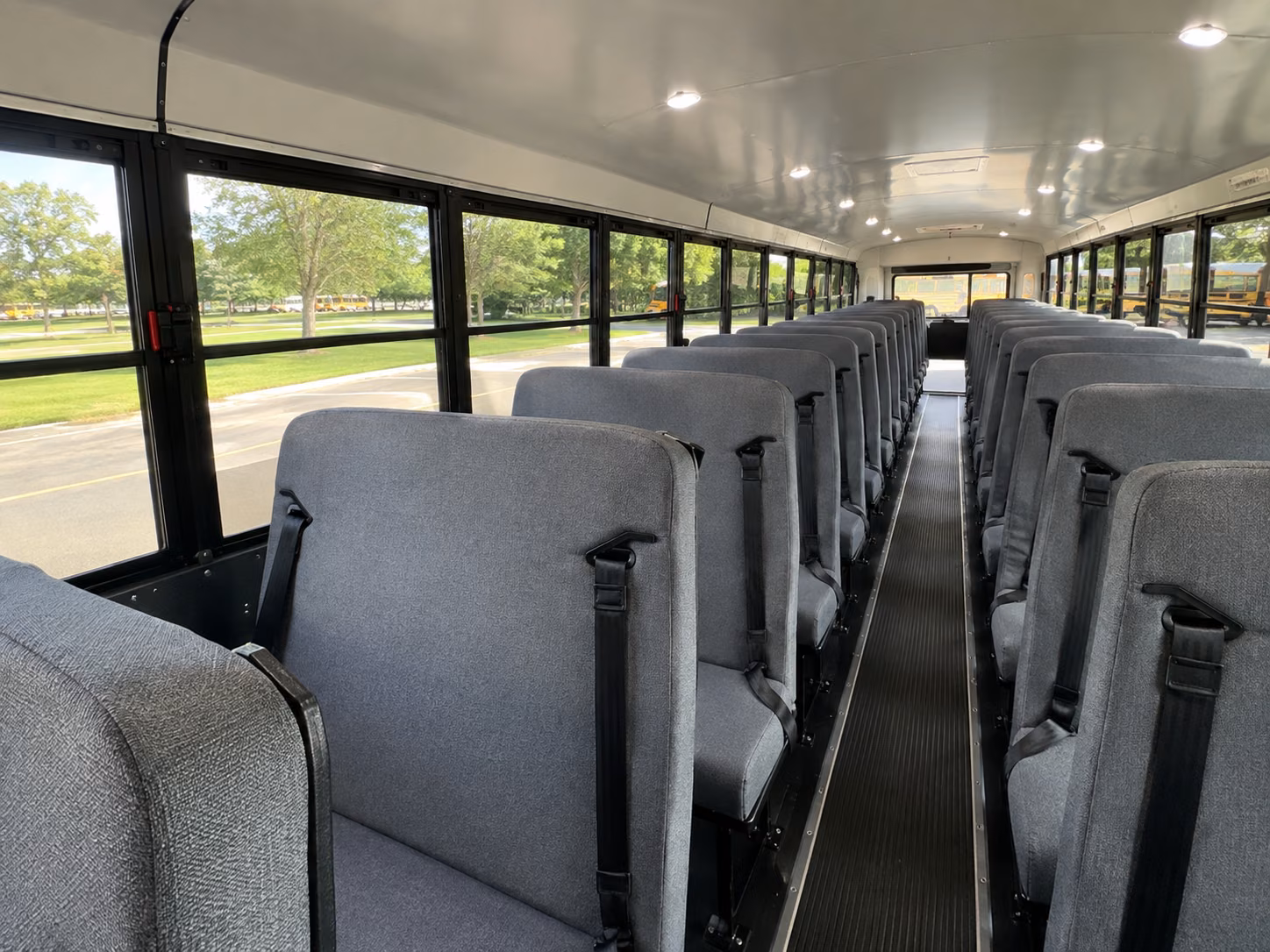 dearborn school bus inside
