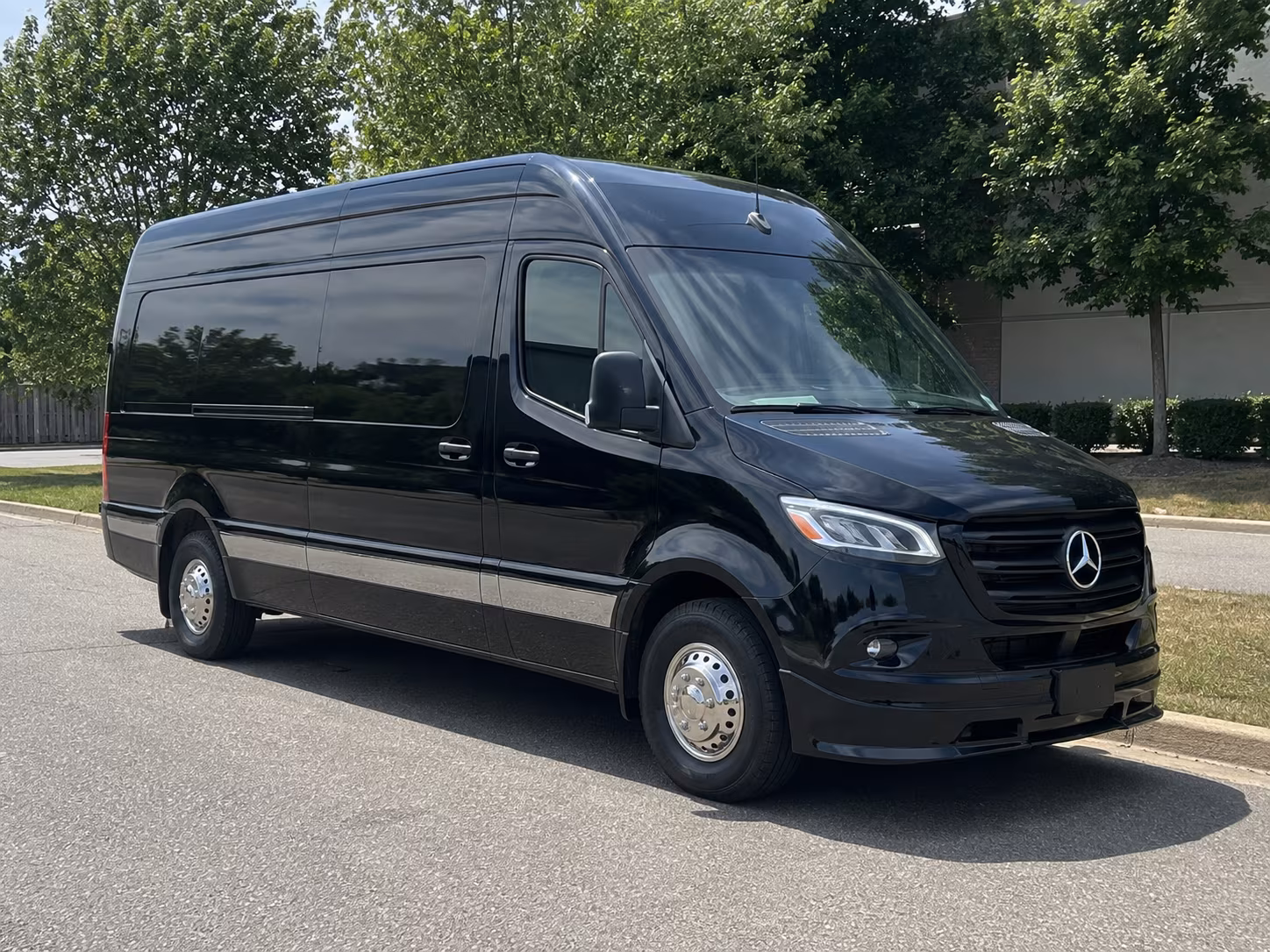 dearborn sprinter van with driver
